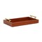 Contemporary Home Living Rectangular Wooden Serving Tray - 15.5"